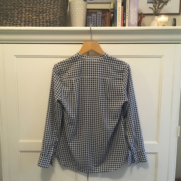 J.Crew gingham print top Sz S - Picture 2 of 6